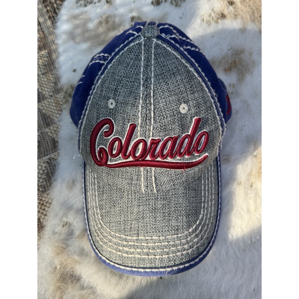 Robin Ruth Embroidered Script Colorado 76 Hat Cap Adjustable